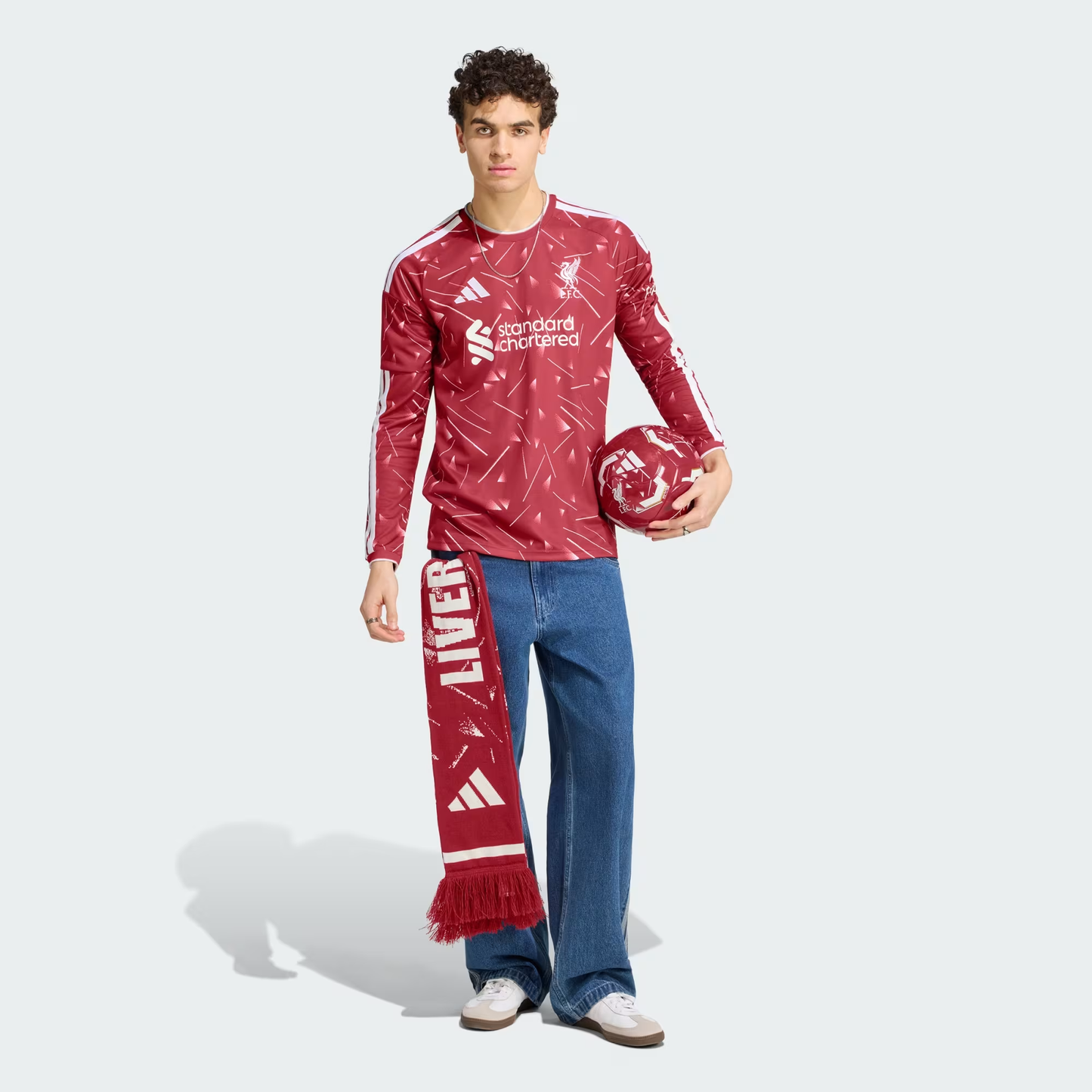 LIVERPOOL FC 25/26 HOME JERSEY LONG SLEEVES