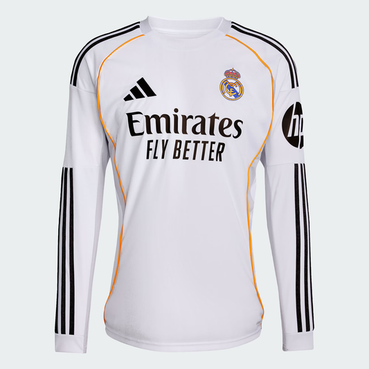 Real Madrid 25/26 Home Jersey Long sleeves