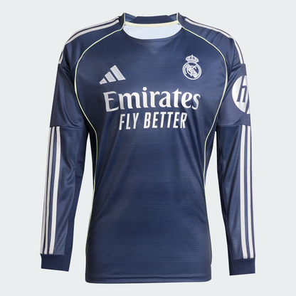 Real Madrid 25/26 Away Jersey Long sleeves