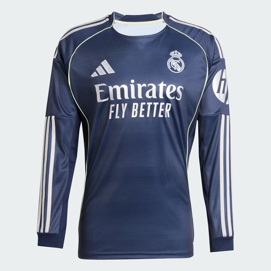 Real Madrid 25/26 Away Jersey Long sleeves