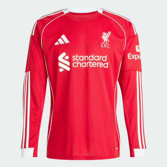 LIVERPOOL FC 25/26 HOME JERSEY LONG SLEEVES